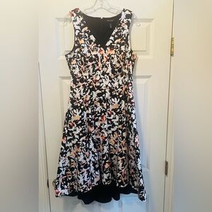 White House Black Market cello dress.  Lined with pockets.  Size 10